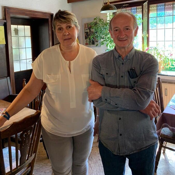 Besitzer der Gaststätte Jackels: Tanja und Johannes